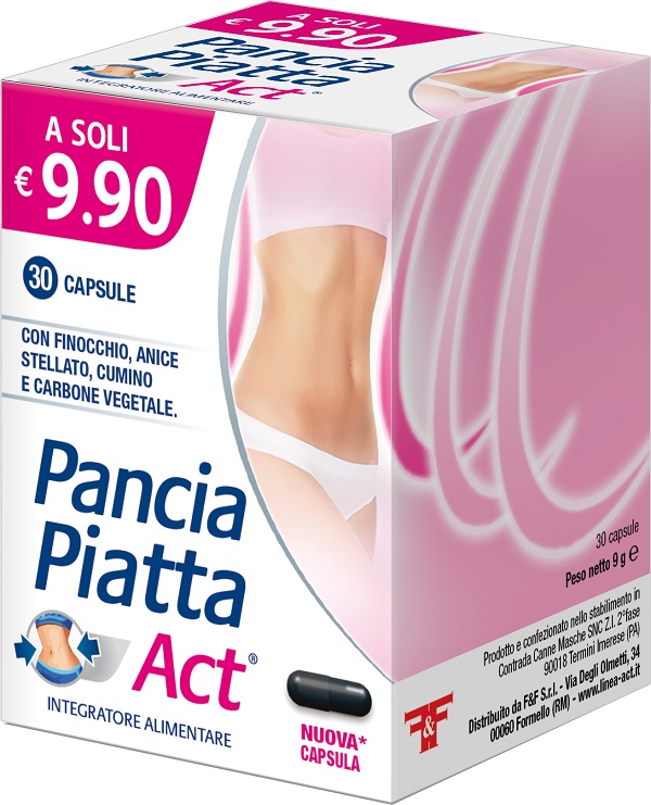PANCIA PIATTA ACT 30 CAPSULE - Farma Nice
