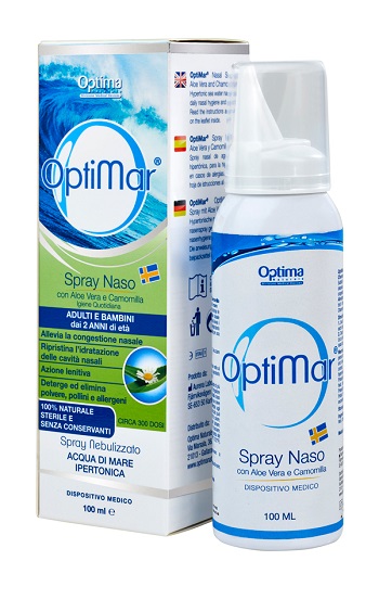 OPTIMAR SPRAY NASO ALOE CAMOMILLA 100 ML - Farma Nice
