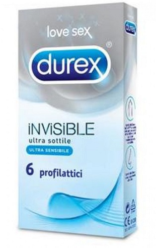 DUREX INVISIBLE PROFILATTICO 6 PEZZI - Farma Nice