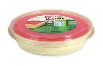 KEBONTA' TORTA PAN DI SPAGNA CON MOUSSE ALLA FRAGOLA 600 G - Farma Nice