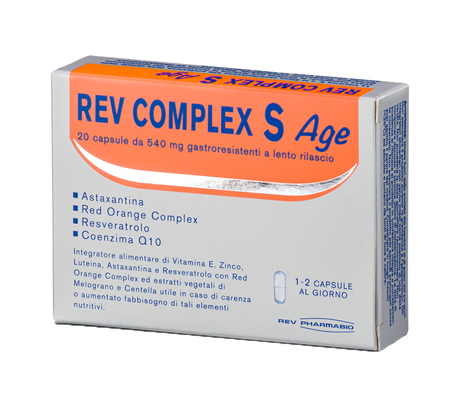 REV COMPLEX S AGE 20 CAPSULE - Farma Nice