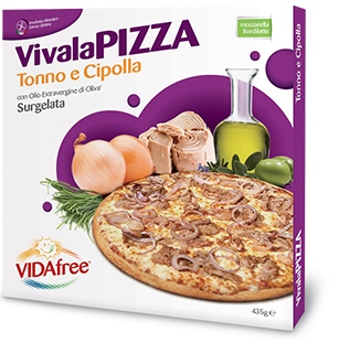 VIDAFREE VIVALAPIZZA TONNO E CIPOLLA 435 G - Farma Nice
