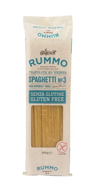 RUMMO SPAGHETTI N3 DI RISO INTEGRALE E MAIS 400 G - Farma Nice