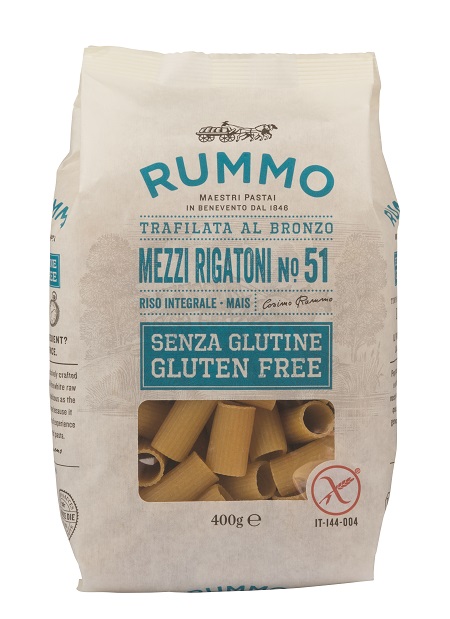 RUMMO MEZZI RIGATONI N51 DI RISO INTEGRALE E MAIS 400 G - Farma Nice