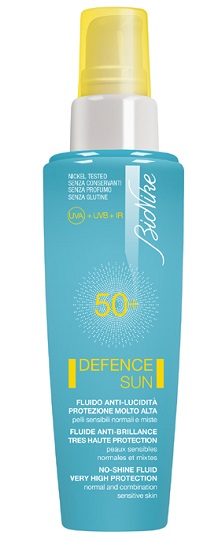DEFENCE SUN 50+ FLUDIO ANTI LUCIDITA' PROTEZIONE MOLTO ALTA 50 ML - Farma Nice
