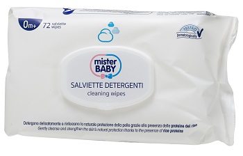 MISTER BABY SALVIETTE DETERGENTI 72 PEZZI - Farma Nice