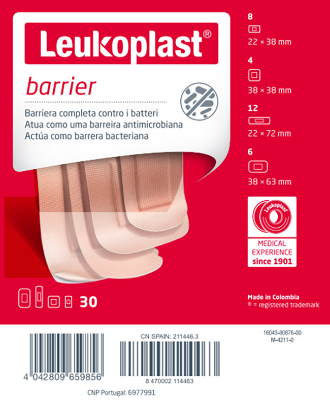 LEUKOPLAST BARRIER 30 PEZZI ASSORTITI - Farma Nice