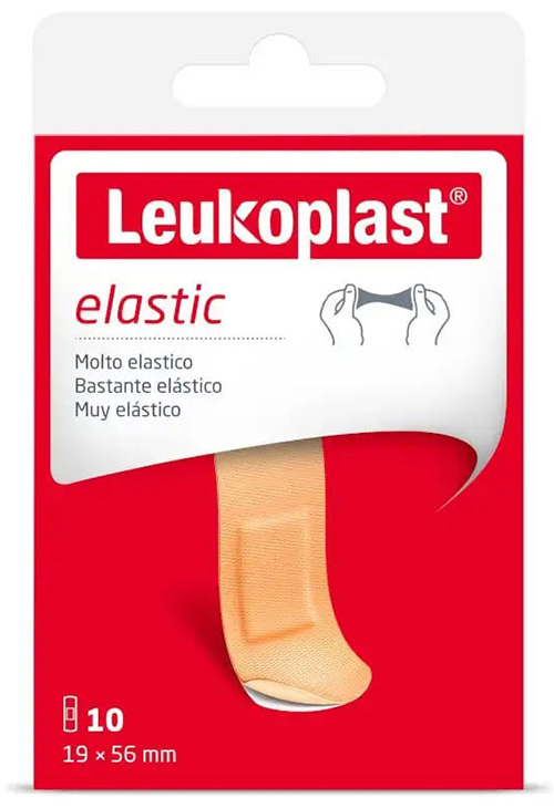 LEUKOPLAST ELASTIC 56X19 10 PEZZI - Farma Nice