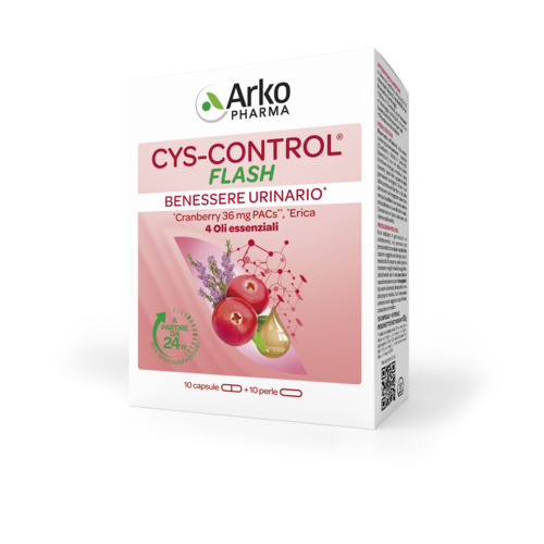 CYS CONTROL FLASH 20 CAPSULE - Farma Nice