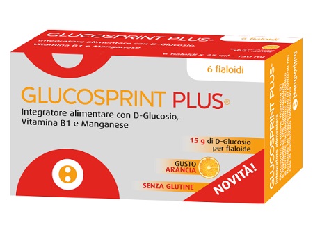 GLUCOSPRINT PLUS ARANCIA 6 FIALOIDI DA 25 ML - Farma Nice