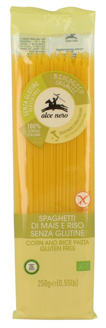 SPAGHETTI MAIS E RISO BIO 250 G - Farma Nice