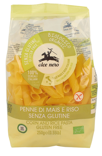 PENNE MAIS E RISO BIO 250 G - Farma Nice