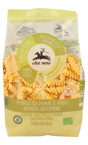 FUSILLI MAIS E RISO BIO 250 G - Farma Nice