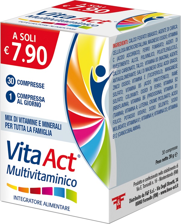 VITA ACT MULTIVITAMINICO 30 COMPRESSE - Farma Nice
