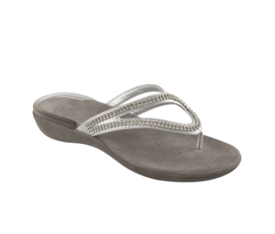 LULU SYNTHETIC GLITTER + BEADS WOMENS PEWTER 38 - Farma Nice