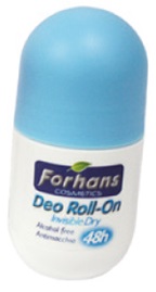 FORHANS COSMETIC ROLL-ON INVISIBLE DRY 50 ML - Farma Nice