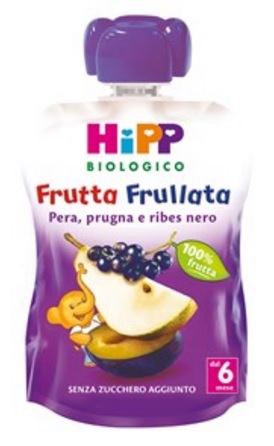 HIPP BIO FRUTTA FRULLATA PERA PRUGNA RIBES 90 G - Farma Nice