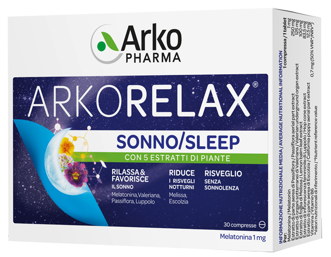 ARKORELAX SONNO 30 COMPRESSE - Farma Nice