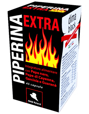 PIPERINA EXTRA DIMA BLACK 45 CAPSULE - Farma Nice