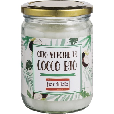 FIOR DI LOTO OLIO VERGINE DI COCCO BIO 450 ML - Farma Nice