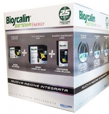 BIOSCALIN ENERGY COMPRESSE + FIALE + SHAMPOO PROMO - Farma Nice