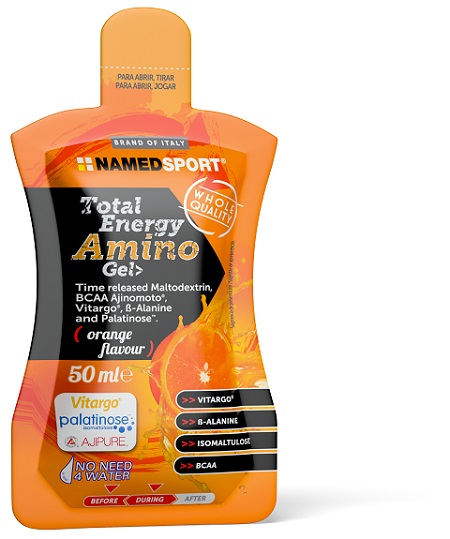 TOTAL ENERGY AMINO GEL ORANGE FLAVOUR 50 ML - Farma Nice