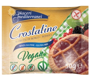 PIACERI MEDITERRANEI CROSTATINE FRUTTI DI BOSCO 50 G - Farma Nice