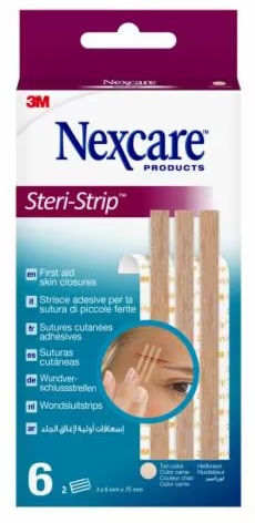 CEROTTO PER SUTURA STERI STRIP SKIN 6X75 MM 6 STRISCE - Farma Nice