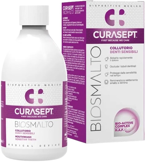 CURASEPT BIOSMALTO COLLUTORIO DENTI SENSIBILI 300 ML - Farma Nice