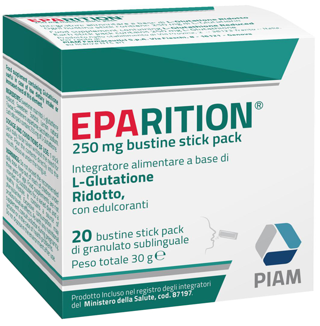 EPARITION 20 BUSTINE STICK PACK DA 250 MG DI GRANULATO SUBLINGUALE - Farma Nice