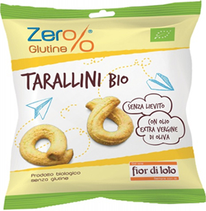 TARALLINI SENZA GLUTINE BIO MONOPORZIONE 30 G - Farma Nice