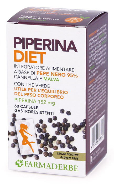 PIPERINA DIET 60 COMPRESSE - Farma Nice