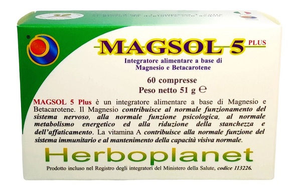 MAGSOL 5 PLUS 60 COMPRESSE - Farma Nice