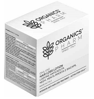 ORGANICS PHARM HAIR LOSS LOTION NEEM OIL-PEPPERMINT-BAICAPIL 12 FIALE DA 6 ML - Farma Nice