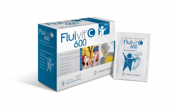 FLUIVIT C 600 14 BUSTINE - Farma Nice
