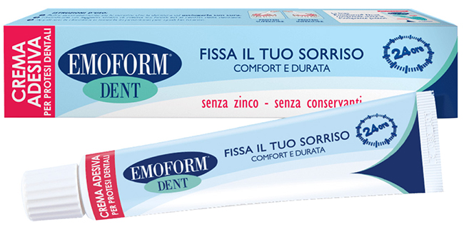 EMOFORM DENT CREMA ADESIVA PER PROTESI DENTALI 45 G PROMOZIONE - Farma Nice