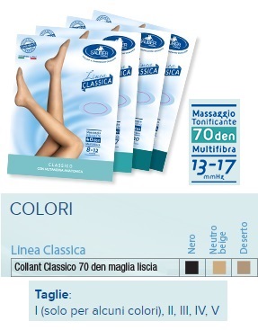 SAUBER COLLANT 70 DENARI MAGLIA LISCIA N BEIG 2 LINEA CLASSICA - Farma Nice