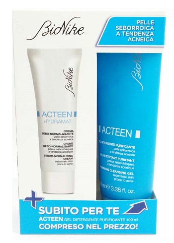 ACTEEN BIPACK HYDRAMAT 40 ML + GEL DETERGENTE PURIFICANTE 100 ML - Farma Nice
