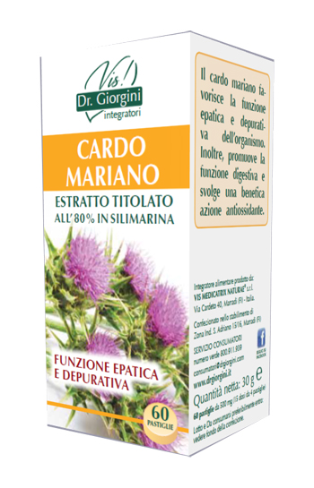 CARDO MARIANO ESTRATTO TITOLATO 60 PASTIGLIE - Farma Nice