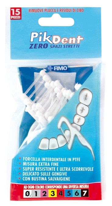 PIKDENT ZERO SPAZI STRETTI 15 FORCELLE INTERDENTALI - Farma Nice