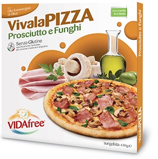 VIDAFREE VIVALAPIZZA PROSCIUTTO/FUNGHI 430 G - Farma Nice