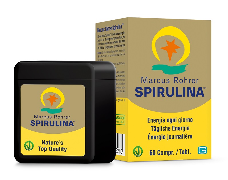 SPIRULINA MARCUS ROHRER TASCABILE 60 COMPRESSE - Farma Nice