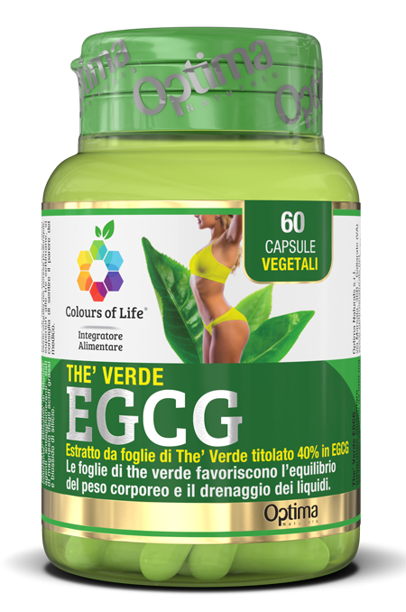 COLOURS OF LIFE THE VERDE EGCG 60 CAPSULE VEGETALI - Farma Nice