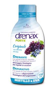 DRENAX FORTE ORIGINALE CON MIRTILLO E UVA 300 ML - Farma Nice