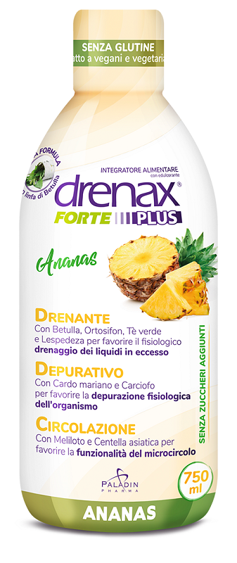 DRENAX FORTE PLUS ESOTICO CON ESTRATTO D'ANANAS 750 ML - Farma Nice