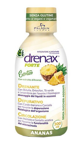 DRENAX FORTE ESOTICO CON ESTRATTO D'ANANAS 300 ML - Farma Nice