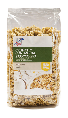 CRUNCHY CON AVENA E COCCO 375 G - Farma Nice