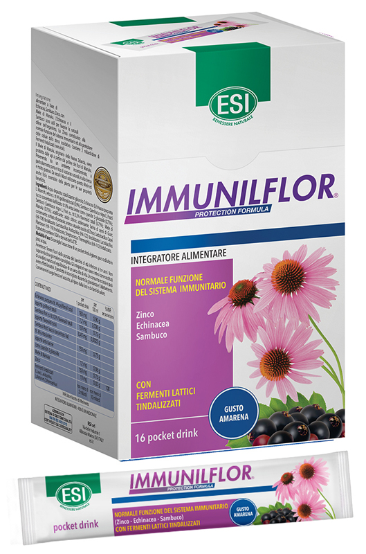 ESI IMMUNILFLOR POCKET DRINK 16 POCKET DRINK - Farma Nice