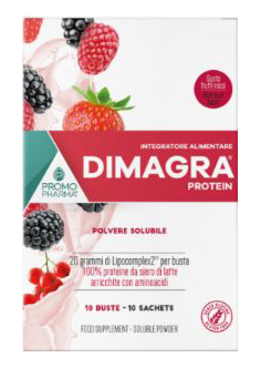 DIMAGRA PROTEIN RED FRUIT 10 BUSTE - Farma Nice