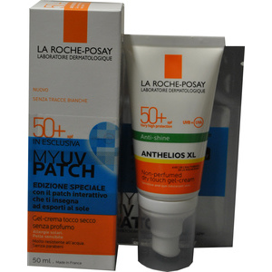 ANTHELIOS GEL-CREMA 50+ TOCCO SECCO SENZA PROFUMO + UV PATCH OMAGGIO - Farma Nice